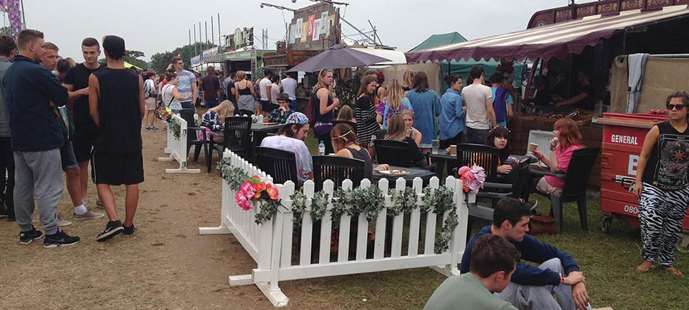 TEMPORARY FENCING FOR FESTIVALS