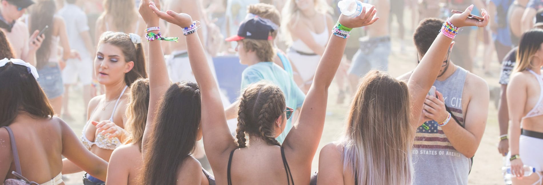 Temporary fencing for festivals